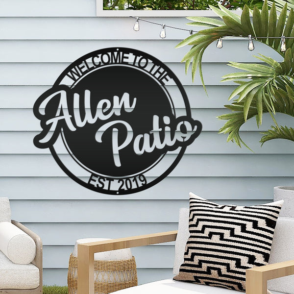 Outdoor Patio Wall Decor, Patio Bar, Patio Sign Ideas, Patio Wall Art, Patio Season, Patio Decor Inspo, Patio Signs for Wall , Patio Outdoor Oasis