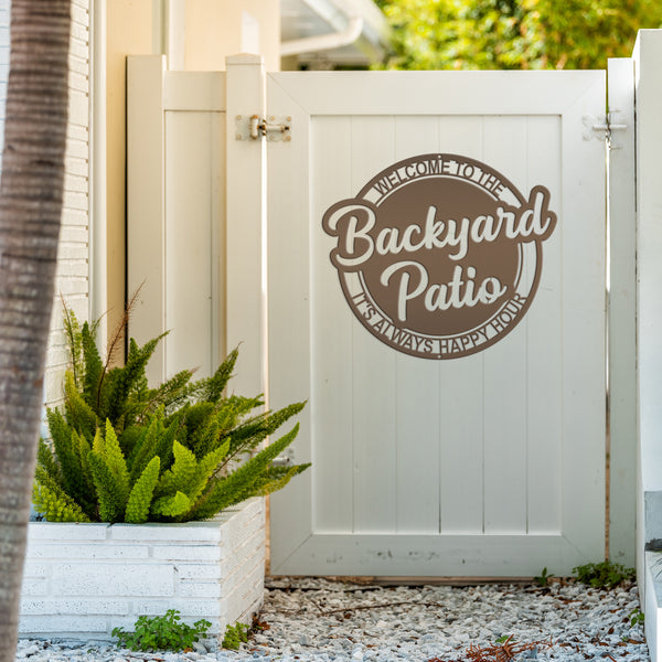 Outdoor Patio Wall Decor, Patio Bar, Patio Sign Ideas, Patio Wall Art, Patio Season, Patio Decor Inspo, Patio Signs for Wall , Patio Outdoor Oasis
