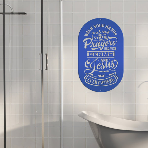 Spiritual Bathroom Sign-Restroom Funny Sign - Bath & Shower room - Bathroom Wall Decor Ideas-Bath & Tubb Wall Art-Bath House-Wash Room-