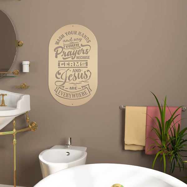 Spiritual Bathroom Sign-Restroom Funny Sign - Bath & Shower room - Bathroom Wall Decor Ideas-Bath & Tubb Wall Art-Bath House-Wash Room-