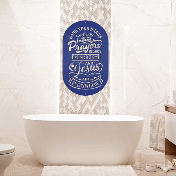 Spiritual Bathroom Sign-Restroom Funny Sign - Bath & Shower room - Bathroom Wall Decor Ideas-Bath & Tubb Wall Art-Bath House-Wash Room-