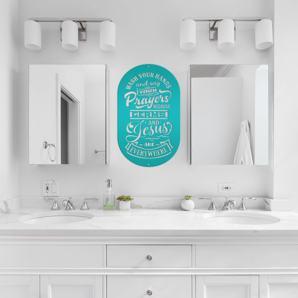 Spiritual Bathroom Sign-Restroom Funny Sign - Bath & Shower room - Bathroom Wall Decor Ideas-Bath & Tubb Wall Art-Bath House-Wash Room-