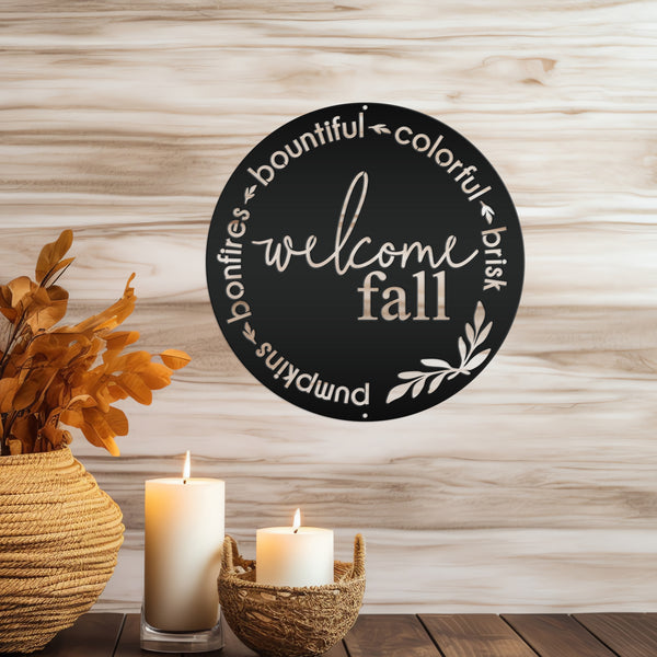 Fall Welcome Sign for Fall, Front Door Sign For Fall, Fall Door Hanger, Fall Door Wreath, Welcome Fall Wall Decor, Fall Welcome Decor