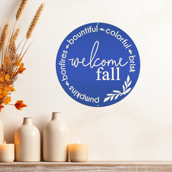 Fall Welcome Sign for Fall, Front Door Sign For Fall, Fall Door Hanger, Fall Door Wreath, Welcome Fall Wall Decor, Fall Welcome Decor