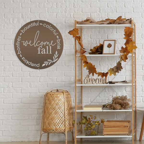 Fall Welcome Sign for Fall, Front Door Sign For Fall, Fall Door Hanger, Fall Door Wreath, Welcome Fall Wall Decor, Fall Welcome Decor