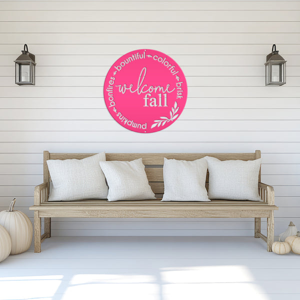 Fall Welcome Sign for Fall, Front Door Sign For Fall, Fall Door Hanger, Fall Door Wreath, Welcome Fall Wall Decor, Fall Welcome Decor