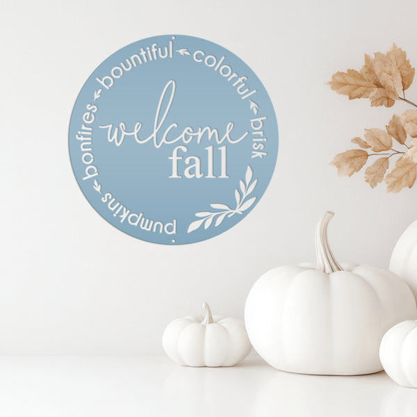 Fall Welcome Sign for Fall, Front Door Sign For Fall, Fall Door Hanger, Fall Door Wreath, Welcome Fall Wall Decor, Fall Welcome Decor