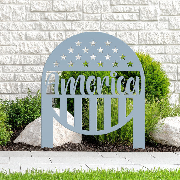 American Flag Garden Flag, American Flag Yard Stake, Garden Flag for the Lawn, America Lovers, Patriotic Gifts for the Yard, Memorial Gift for Veteran, US Military, US Army, US Marine, US Airforce