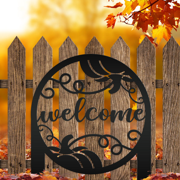 Pumpkin Welcome Yard, Welcome Fall Pumpkin Yard Stake, Welcome Fall Pumpkin Lawn Decor and Ornaments
