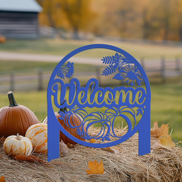 Fall Pumpkin Yard Sign, Fall Lawn Decor, Lawn Decor for Fall, Fall Yard Decor, Pumpkin Yard Decor , Pumpkin Lawn Ornaments