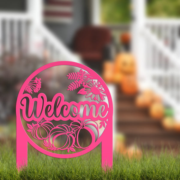 Fall Pumpkin Yard Sign, Fall Lawn Decor, Lawn Decor for Fall, Fall Yard Decor, Pumpkin Yard Decor , Pumpkin Lawn Ornaments