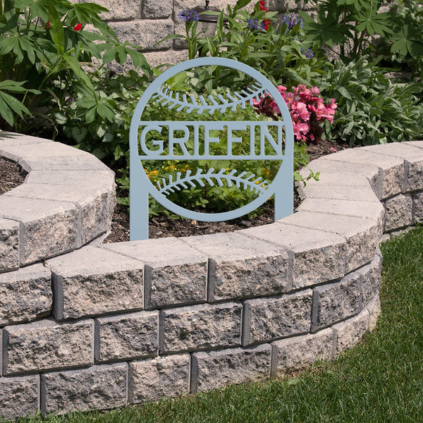 Baseball Personalized Name Outdoor Yard-Lawn Sign