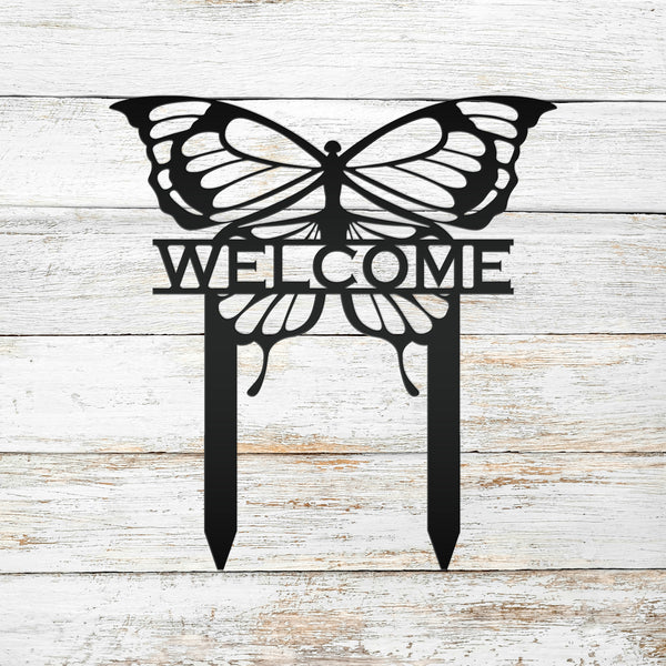 Butterfly Garden Decor, Butterfly Lawn Ornaments , Outdoor Butterfly Garden Sculptures