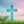 Cross Metal Yard Stake  with Butterflies, Outdoor Christian Decor, Easter Decor, Mother's Day Gift