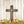 Faith Cross Metal Yard Stake - Easter/Christian Decor-Gravesite -Graveyard Memorial-Gift for Mom-Grandma