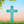 Flower Cross Metal Yard Stake - Christian/Easter Decor-Memorial Gift