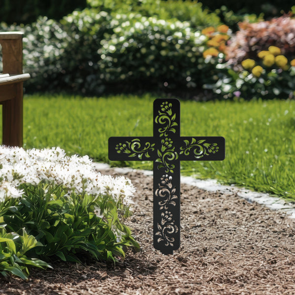 Cross Decor for the Yard- Lawn Ornaments -Easter Cross Yard Decor