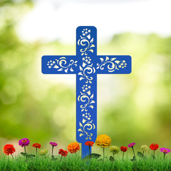Cross Decor for the Yard- Lawn Ornaments -Easter Cross Yard Decor