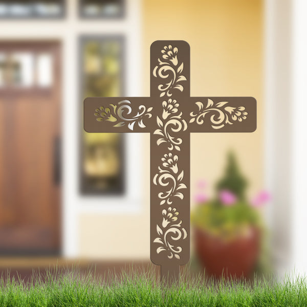 Cross Decor for the Yard- Lawn Ornaments -Easter Cross Yard Decor