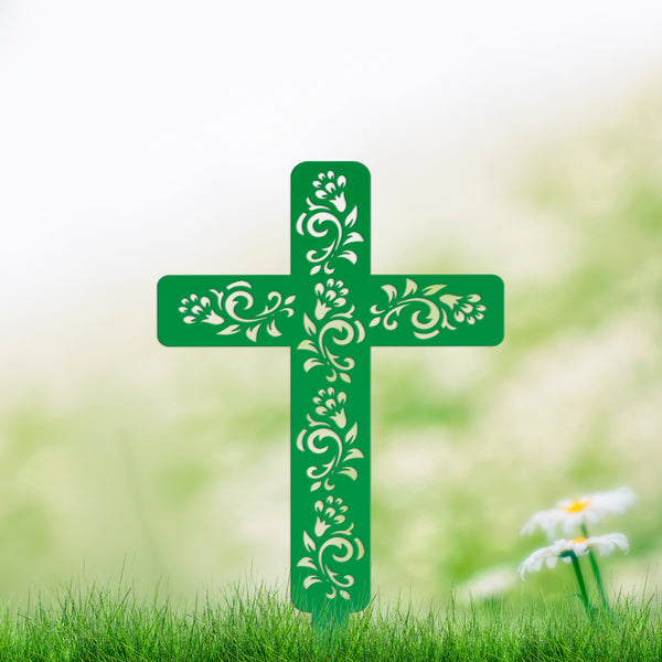 Cross Decor for the Yard- Lawn Ornaments -Easter Cross Yard Decor