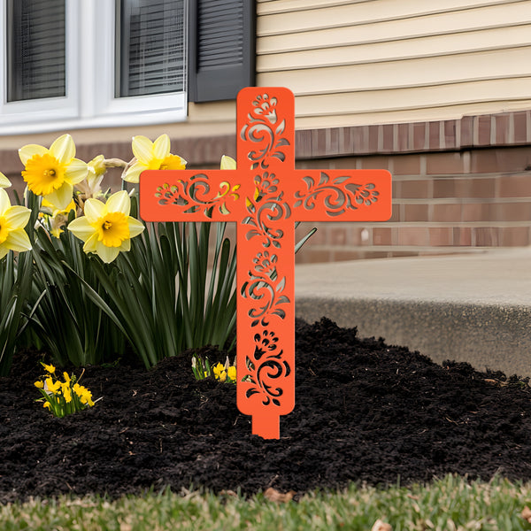 Cross Decor for the Yard- Lawn Ornaments -Easter Cross Yard Decor