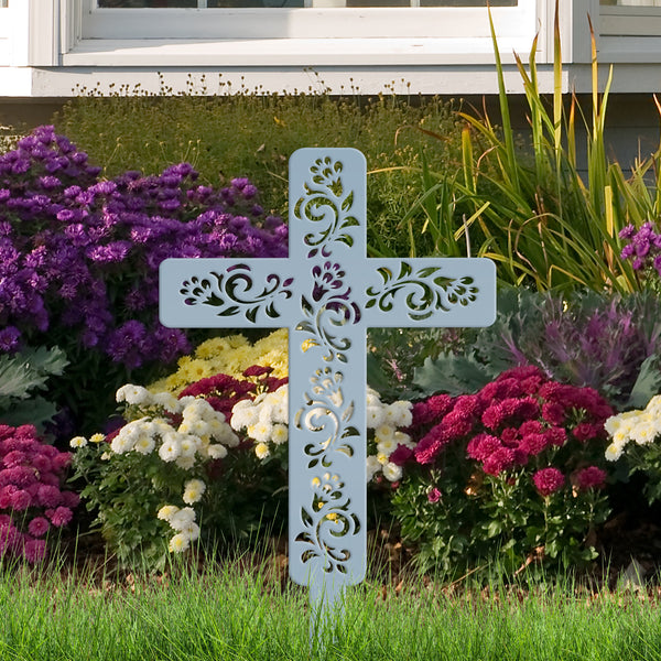 Cross Decor for the Yard- Lawn Ornaments -Easter Cross Yard Decor