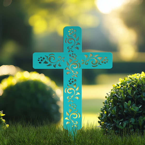 Cross Decor for the Yard- Lawn Ornaments -Easter Cross Yard Decor