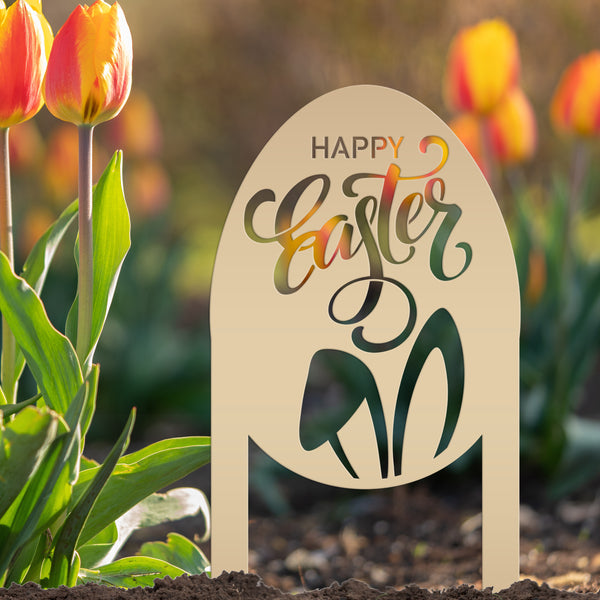 Easter Egg Shaped Outdoor Yard Decor - Easter Lawn Ornament-Outdoor Garden Decor