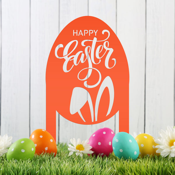 Easter Egg Shaped Outdoor Yard Decor - Easter Lawn Ornament-Outdoor Garden Decor