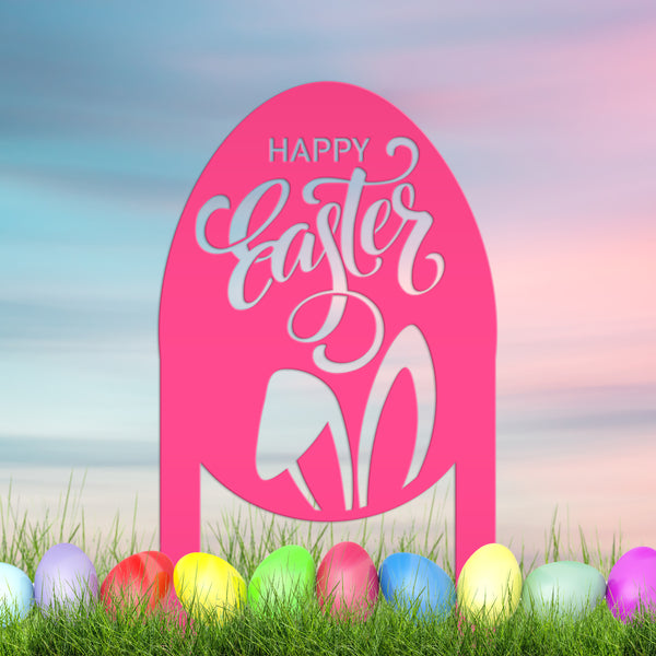 Easter Egg Shaped Outdoor Yard Decor - Easter Lawn Ornament-Outdoor Garden Decor