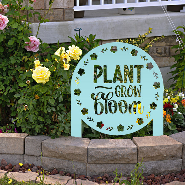 Outdoor Metal Garden Sign, Mother's Day Gift, Sign For Flower Bed, Gift for Grandma-Birthday Gift-Lawn Decor