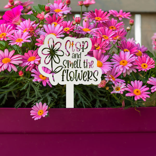 Metal Flower Garden Sign - Mother's Day Gift - Metal Yard Sign - Sign for the Garden