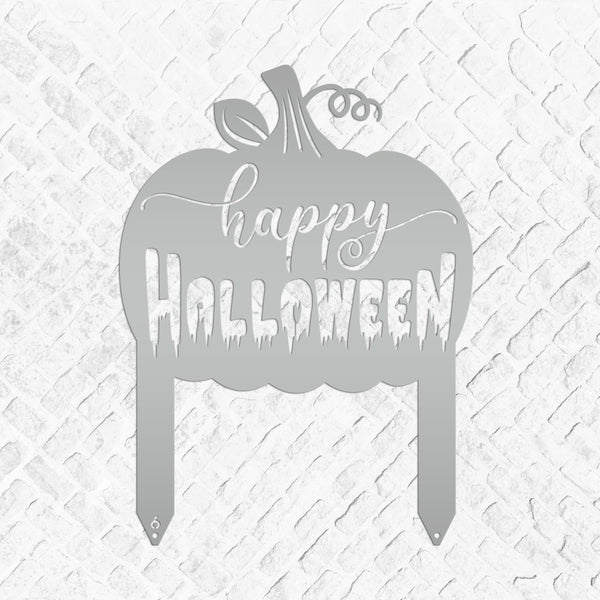 Happy Halloween Yard Stake and Sign- Halloween Decor- Fall Decor