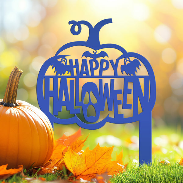 Happy Halloween Metal Decor