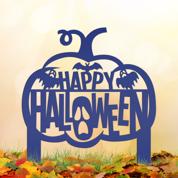 Happy Halloween Metal Decor