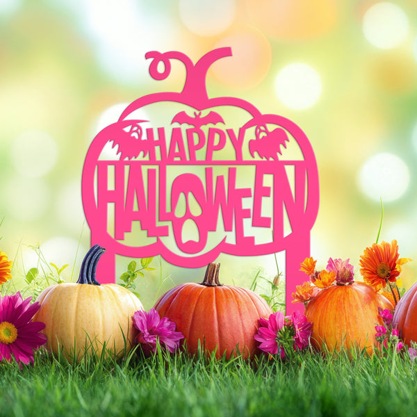 Happy Halloween Metal Decor