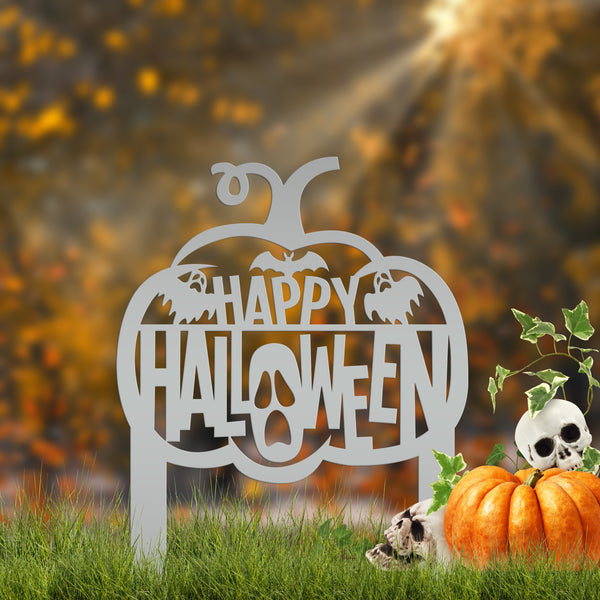 Happy Halloween Metal Decor
