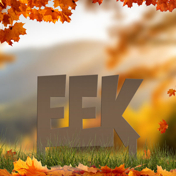 Outdoor Halloween Decorations, Eek Metal Yard Stake, Fun Halloween Decor for the Lawn