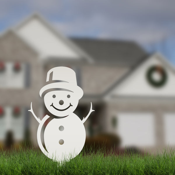 Assorted Winter Snowman Christmas/Holiday Yard Stakes