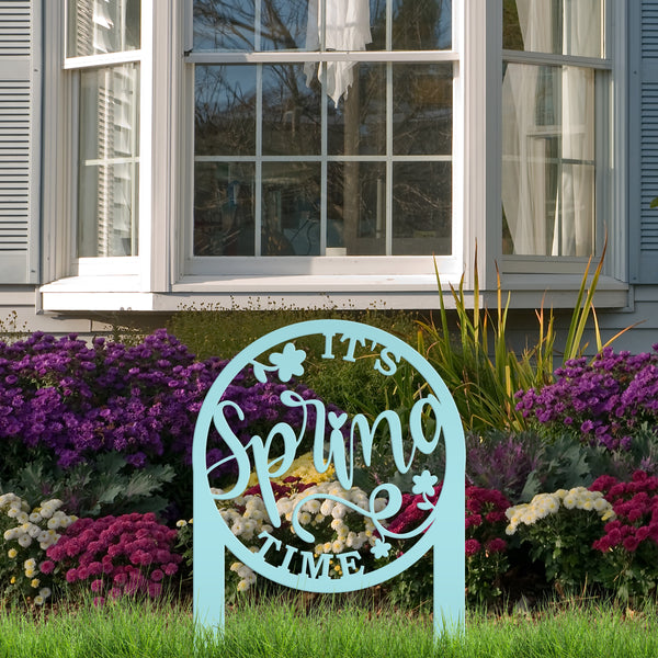 Spring Decor for the Yard or Lawn- Decorative Flower Garden Stakes
