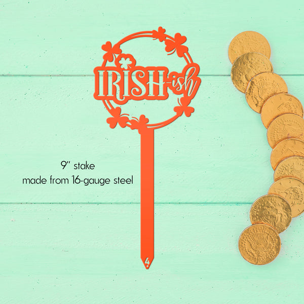 Outdoor Irish Metal Yard Stake - St. Patrick's Day Decor - Irish Decor-St. Patty's Decor Ideas