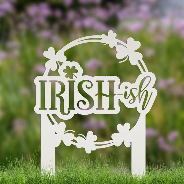 Outdoor Irish Metal Yard Stake - St. Patrick's Day Decor - Irish Decor-St. Patty's Decor Ideas