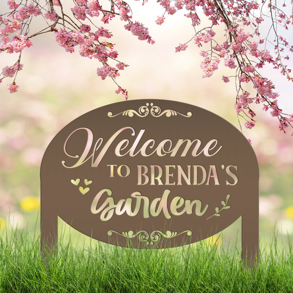 Decorative Custom Garden Sign for the Lawn-Flower Bed -Yard