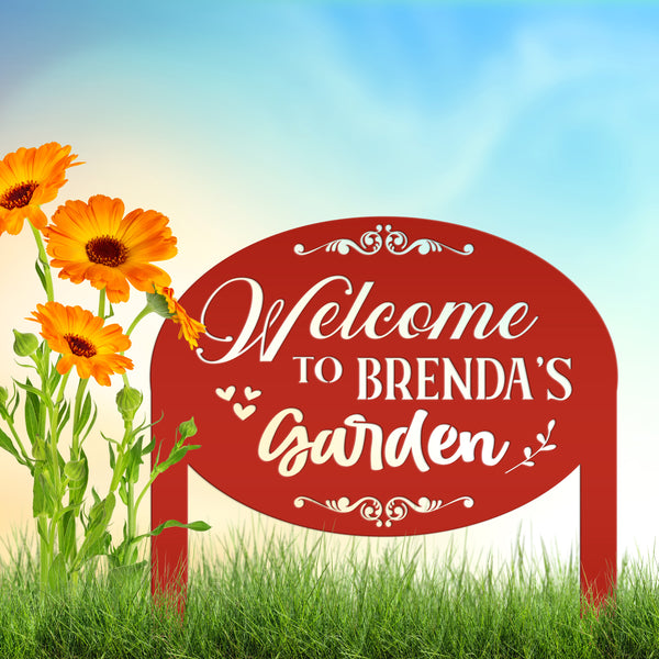 Decorative Custom Garden Sign for the Lawn-Flower Bed -Yard