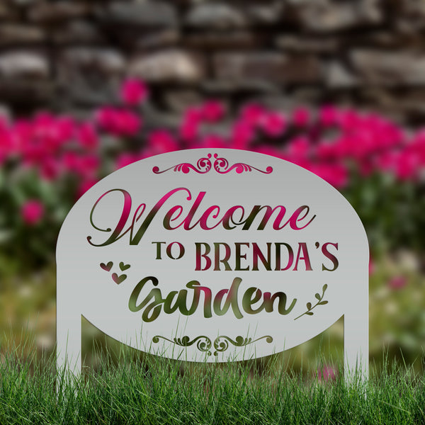 Decorative Custom Garden Sign for the Lawn-Flower Bed -Yard