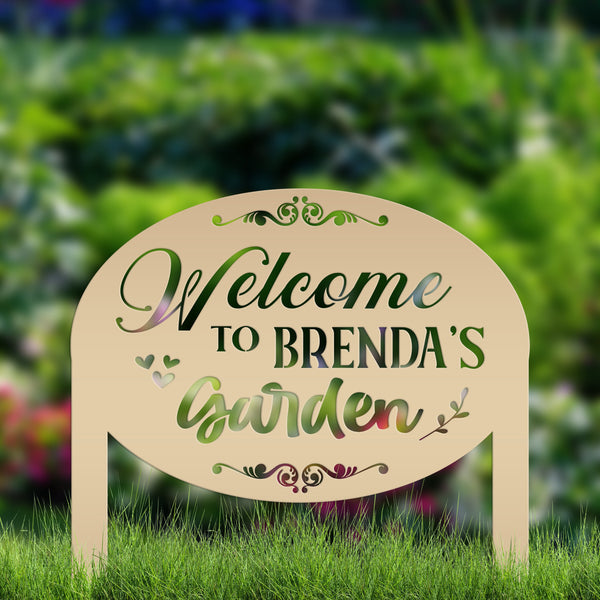 Decorative Custom Garden Sign for the Lawn-Flower Bed -Yard