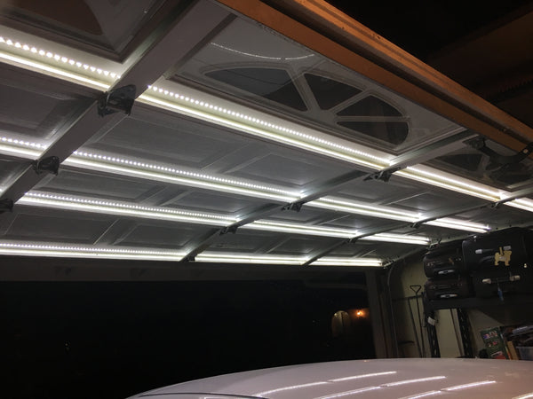 LIINC Garage Door Led Lighting Kit for Double Track Doors - Speed Fabrication