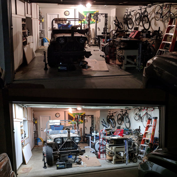 LIINC Garage Door Led Lighting Kit for Single Track Doors - Speed Fabrication