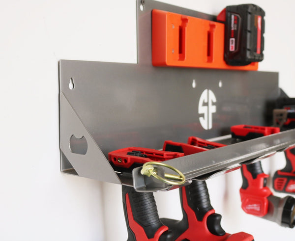 Power Tool Organizer for Contractors with Locking Bar For Work Truck,