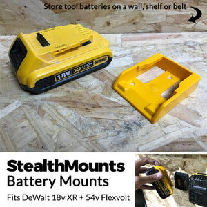 Dewalt Battery Mount XR 18v & 54v 6 pack